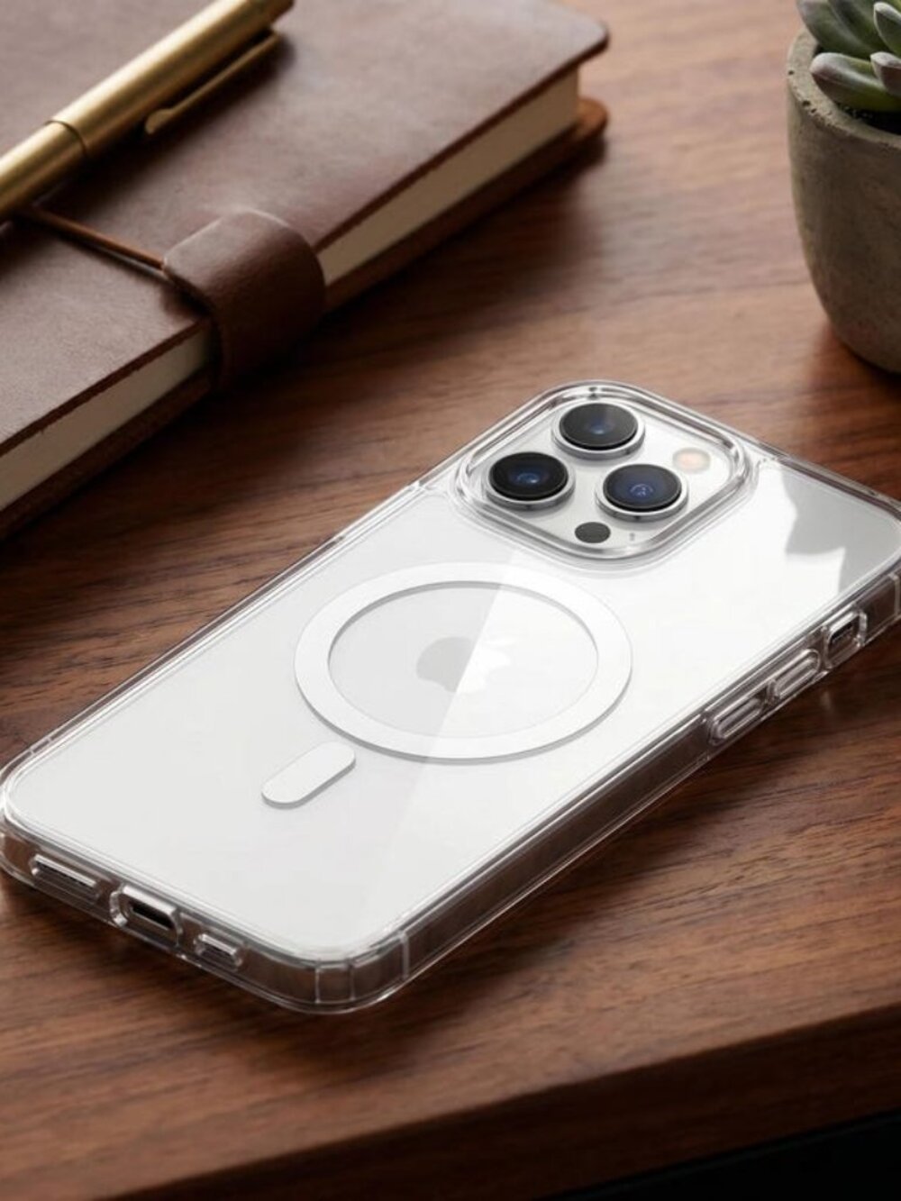Magnetic Clear Shield iPhone Case - Fully Transparent MagSafe